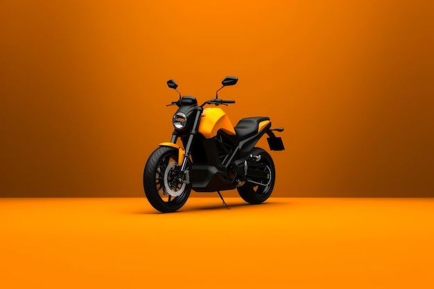 Motorbike mockup background Generate Ai