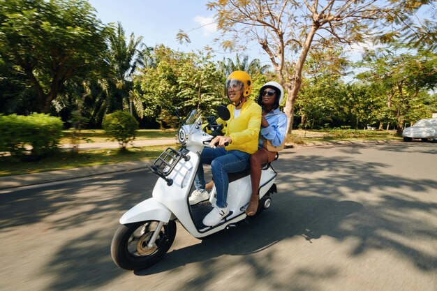 Motorbike taxi ride