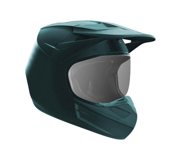 Photo motorcycle helmet isolated