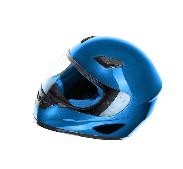 motorcycle helmet isolated