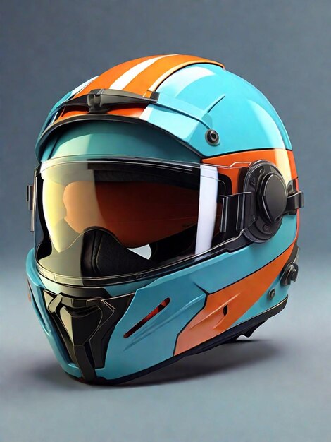 Photo a motorcycle helmet