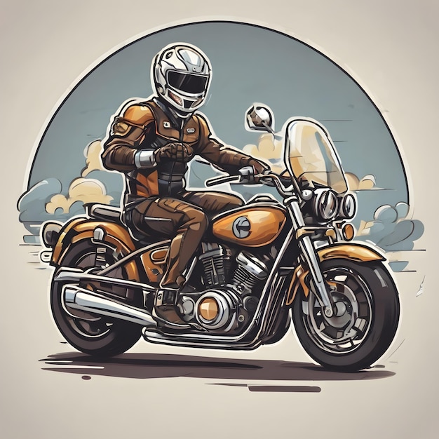 Motorcycle Icon Background Very Cool