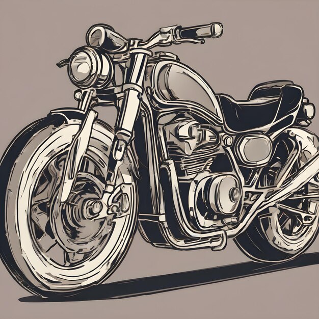 Photo motorcycle icon background very cool