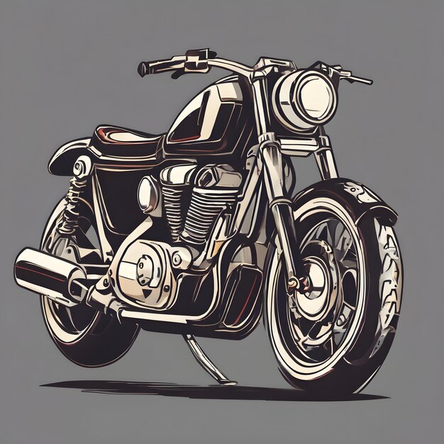 Motorcycle Icon Background Very Cool