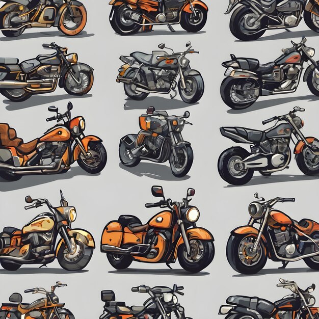 Photo motorcycle icon background very cool