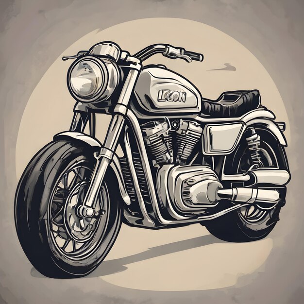 Motorcycle Icon Background Very Cool