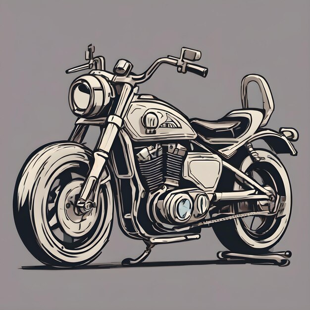 Motorcycle Icon Background Very Cool