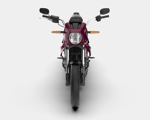 Photo motorcycle isolated on background 3d rendering illustration