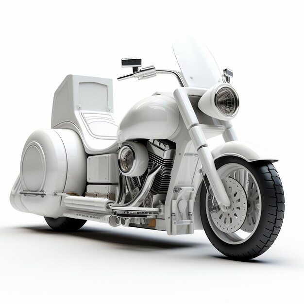 Photo motorcycle mockup ai generated