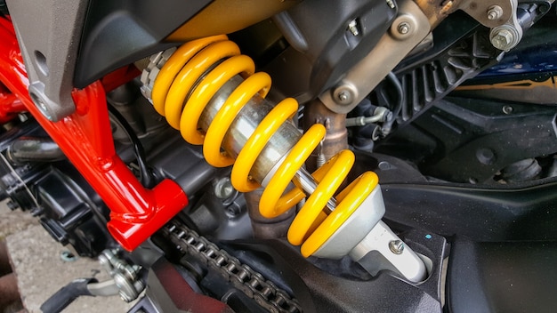 Motorcycle shock absorbers a device for absorbing jolts and vibrations