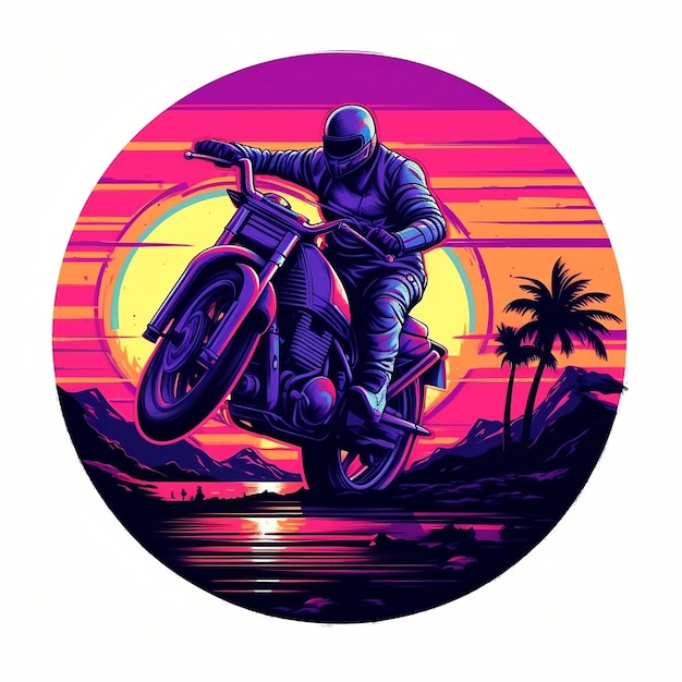 Motorcycle vector art