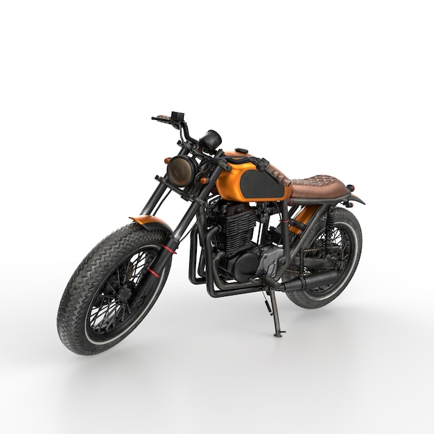 Motorcycle vehicle 3d modelling