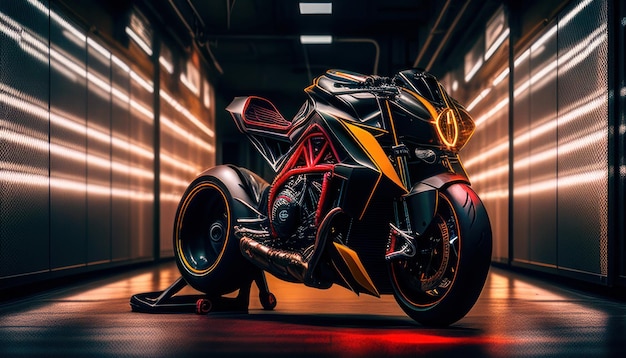 Мотоцикл со словом ducati спереди