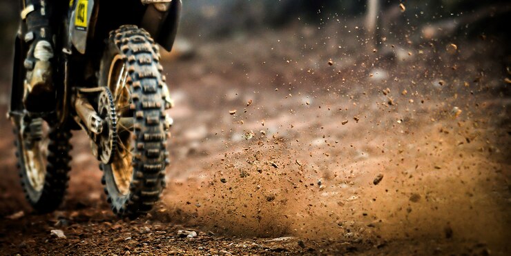 Foto motorfiets off-road