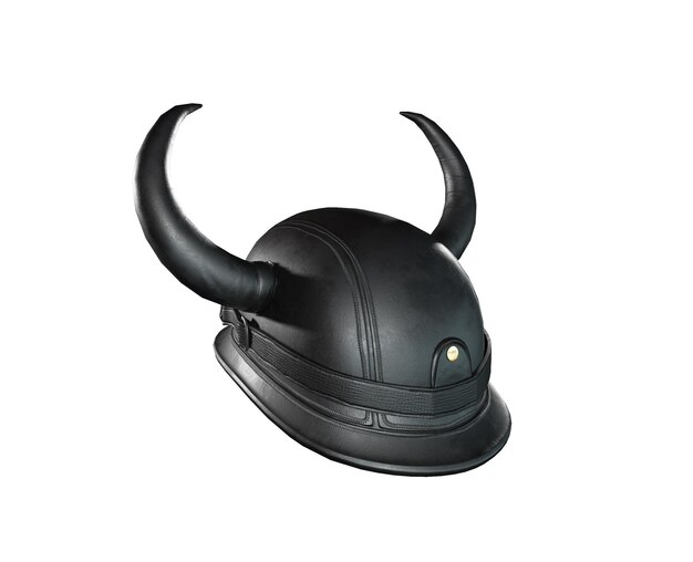 Motorhelm zwart Motorhelm carbon Helm klassieke stijl 3d render