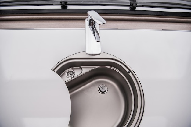 Photo motorhome camper sink