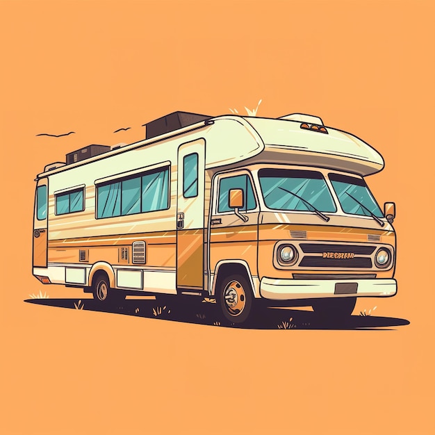 motorhome illustration