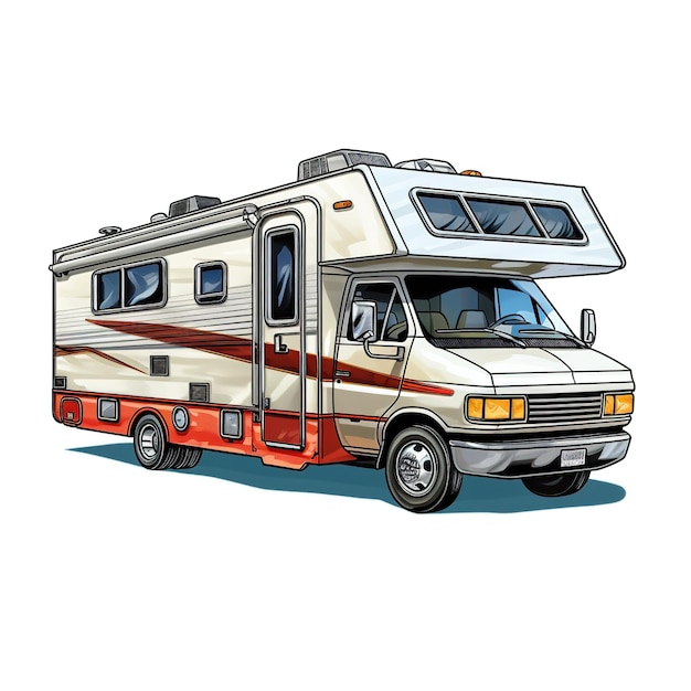 motorhome illustration