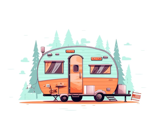 motorhome illustration