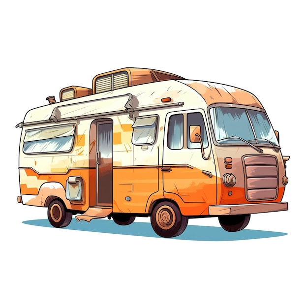 motorhome illustration