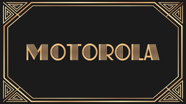 Motorola Jazz Gold Text