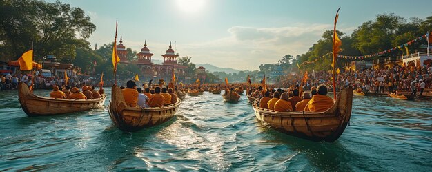 Photo mount abu summer festival folk dances boat races wallpaper