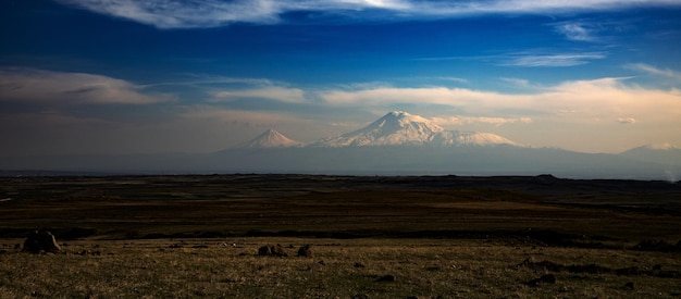 Mount Ararat bij zonsondergang