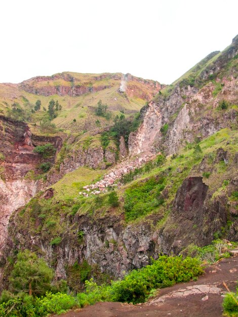 Mount Batur in Indonesia