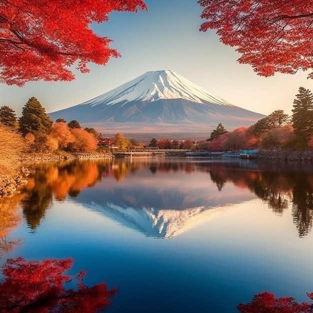 Mount fuji is a mountain located in japan.