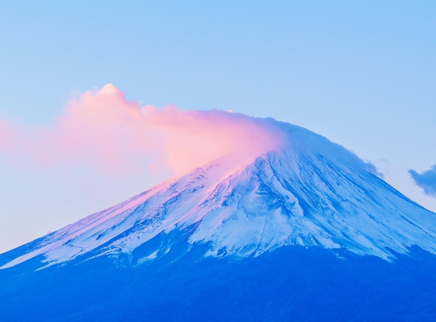 Mount Fuji tijdens zonsopgang