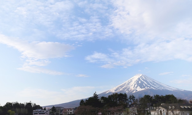 Foto monte fuji.