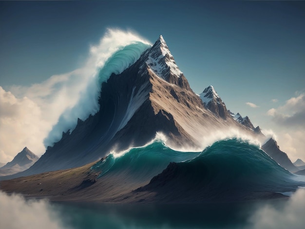 Mountain background wallpaper