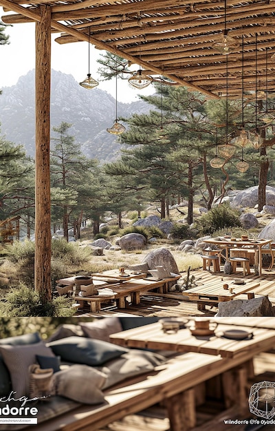 mountain cafe architecture
