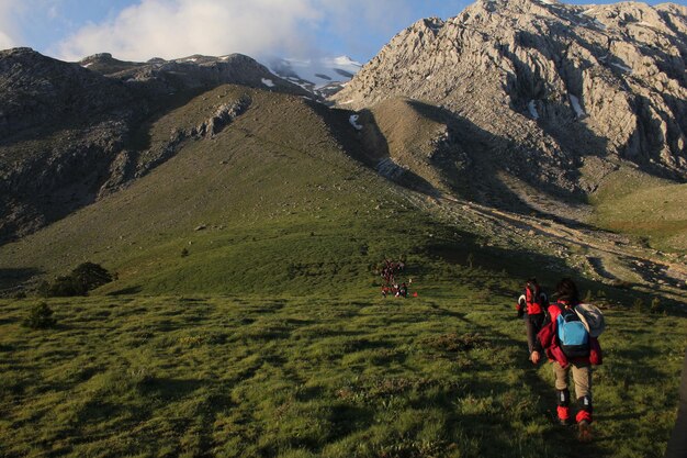 Mountain climbing