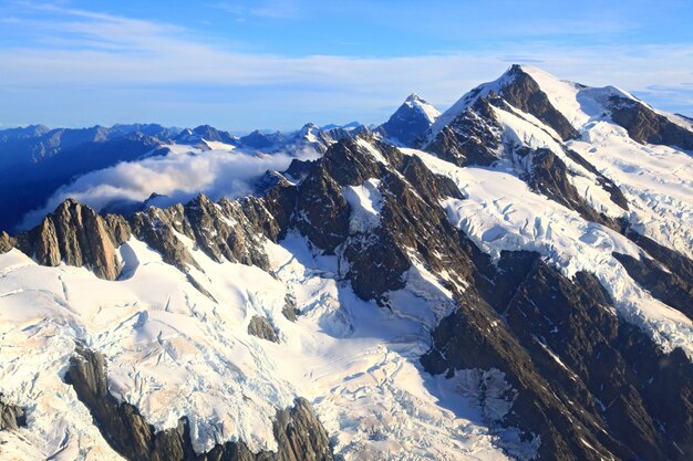 Photo mountain cook peak new zealand