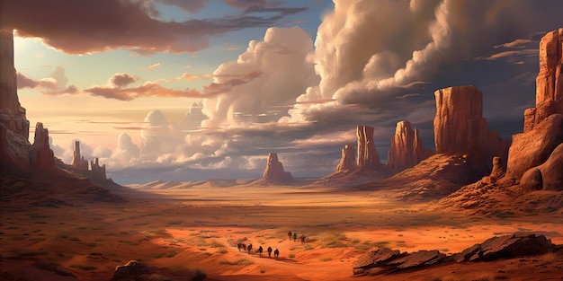 Foto paesaggio di sfondo del deserto di montagna del texas il selvaggio west avventura occidentale esplora l'ispirazione