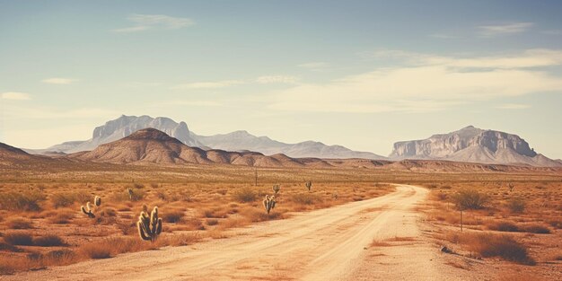 Mountain desert texas background landscape