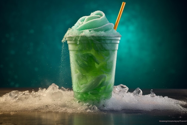 Photo mountain dew baja blast