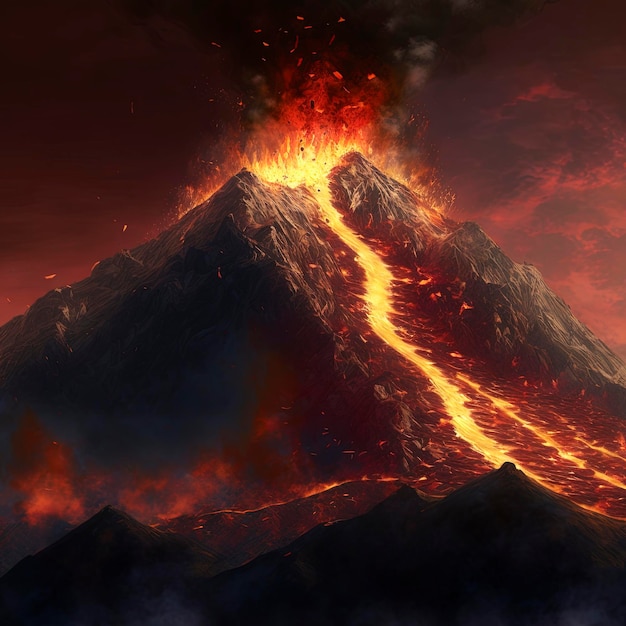 Mountain of fire