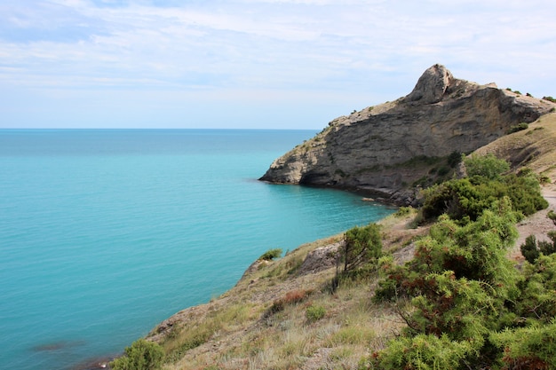 Mountain in the form of a dragon in the Crimea.