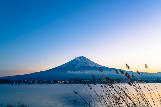 Mountain Fuji San at  Kawaguchiko Lake.