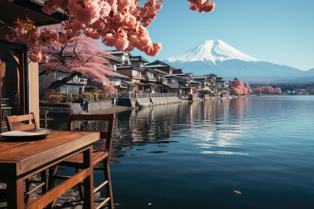 フジ山景色 日本の休暇 旅行の目的地 プロの写真