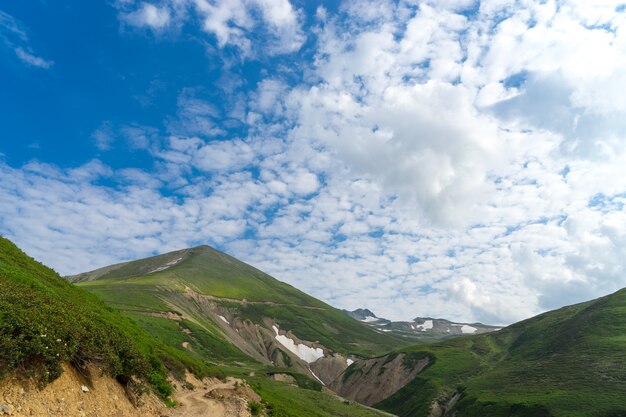 Mountain and glacier in artvin, turkey