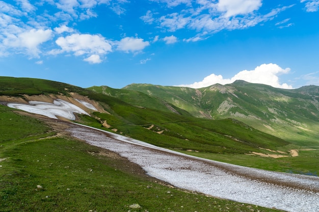 トルコ、アルトヴィンの山と氷河