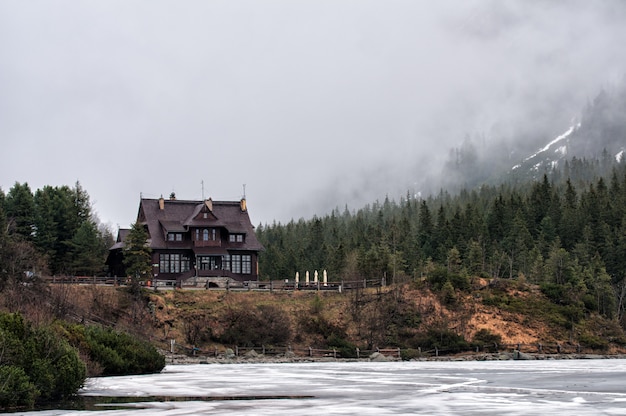 Mountain house in Tatra Mountains, Morskie Oko Lake, Poland