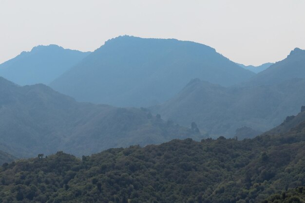 山岳風景の背景