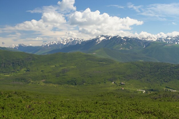 Photo mountain landscape background