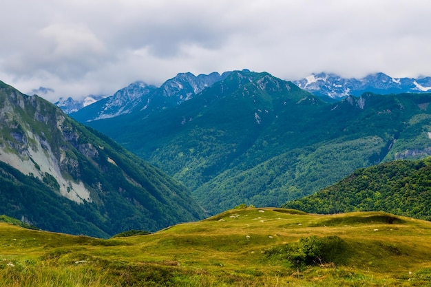 Photo mountain landscape background