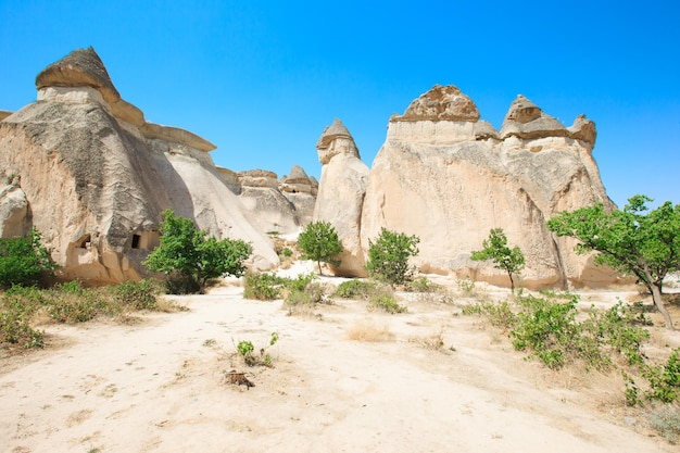 Mountain landscape Cappadocia Anatolia TurkeyxAxA