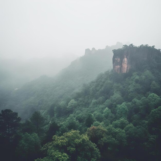 Photo mountain landscape in china